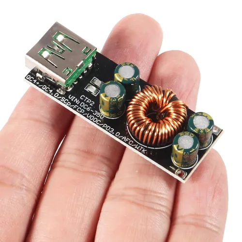 Miniatura 6 de ACEIRMC 60W 6-35V DC a USB tipo C PD 3.0 QC4 tipo A QC3.0 DC carga rápida 12V 24V módulo de alimentación reductor USB tipo C adaptador de carga