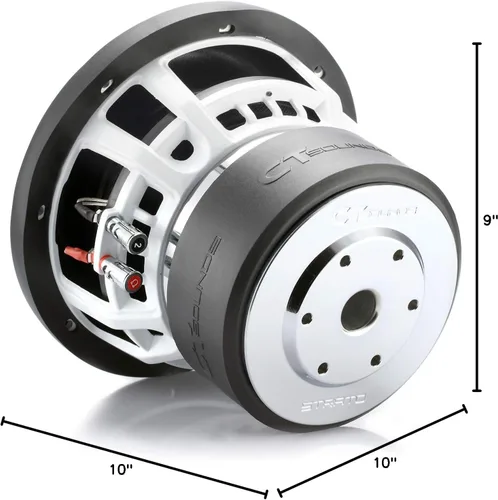 Miniatura 7 de CT Sounds STRATO-8-D2 1200 vatios máximo 8 pulgadas subwoofer para coche dual 2 ohmios