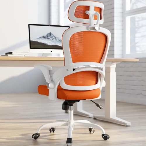 Miniatura 9 de TRALT Silla de oficina – Silla de oficina ergonómica con soporte para el respaldo, silla de computadora, sillas de escritorio de oficina en casa