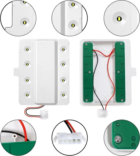 Miniatura 3 de W11043011 Reemplazo del módulo de luz LED para refrigerador Whirlpool, Kenmore, Maytag, Amana e IKEA - W10866538 AP6047972 PS12070396 Q184G2 Tablero