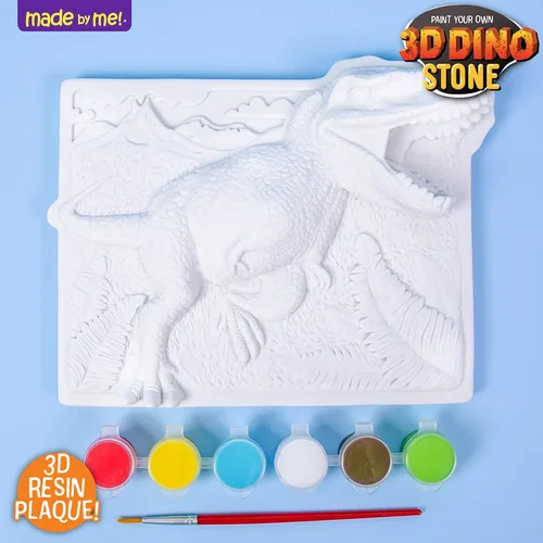 Miniatura 2 de Made By Me Horizon Group USA - Arte de pared 3D, para colgar en la pared, resina, T-Rex, dinosaurio, pintura acrílica