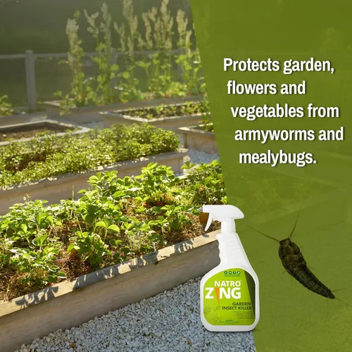 Miniatura 4 de Mata insectos de jardín de 32 onzas, control de plagas para plantas en interiores y exteriores, mata pulgones, cochinillas, ácaros y mosquitos