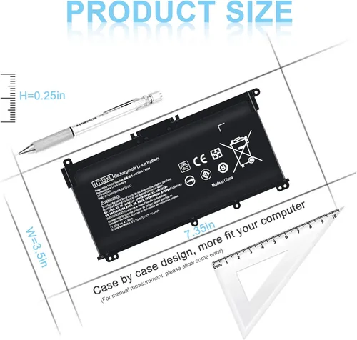 Miniatura 2 de TSKYBEAR HTO3XL Batería para Laptop L11119-855 HT03XL Compatible con HP Pavilion 14 15 17 15-CS 15-DA 15-DB Serie 15-DA0012DX 14-CE0068ST