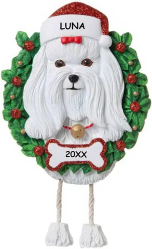 Miniatura 7 de Adorno de Navidad personalizado para mascotas de raza de perro (Beagle)