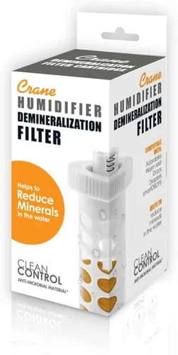 Miniatura 4 de Filtros universales humidificadores Crane USA Accessories, para humidificadores de niebla Drop Droplet Adorable Warm & Cool, reduce el polvo blanco