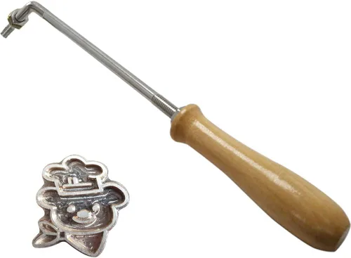 Da Jia Tinton Life - Soldador creativo para tartas/madera/cuero con sello (varilla tratada con llama, oso)