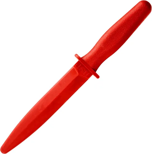 ASP Cuchillo rojo para entrenamiento y práctica con artes marciales, defensa, utilería, táctica, aplicación de la ley, militares