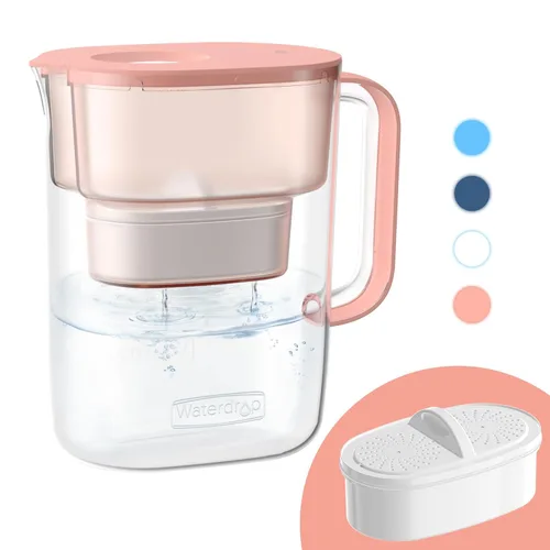 Miniatura 12 de Waterdrop - Jarra con filtro de agua para 10 tazas, incluye 1 filtro Azur
