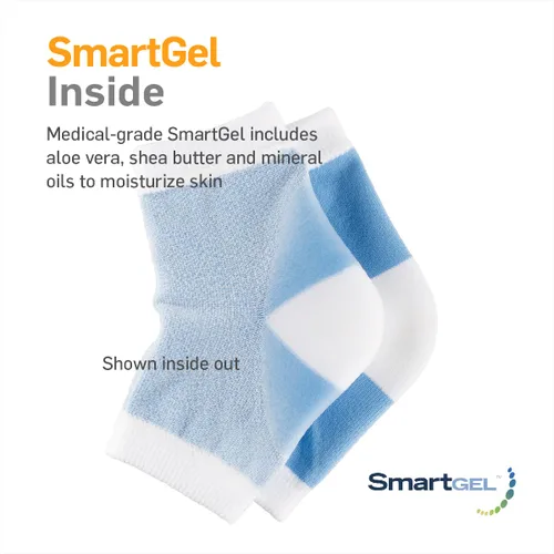 Miniatura 4 de NatraCure Intensive Moisturizing Gel Talón Mangas - 2 Pares - (1325-M RET 2PK)