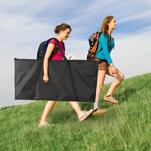 Miniatura 7 de Juego de tablas de Cornhole de 4 x 2 de tamaño reglamentario con bolsas de transporte y 8 bolsas de frijoles, juego de lanzamiento de frijoles