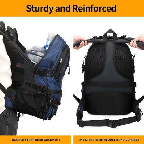 Miniatura 6 de Mochila de senderismo Nerlion de 40L, mochila de viaje para hombres y mujeres, para acampar, impermeable, mochila diurna de senderismo ligera