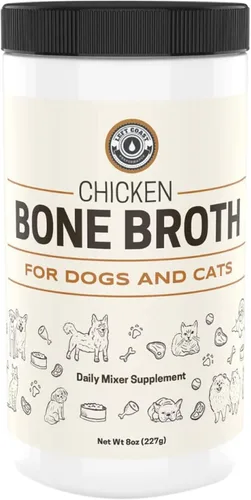 Miniatura 4 de Polvo de caldo de hueso de res de 8 onzas para perros y gatos - De grado humano alimentado con pasto para comedores exigentes - Apoya