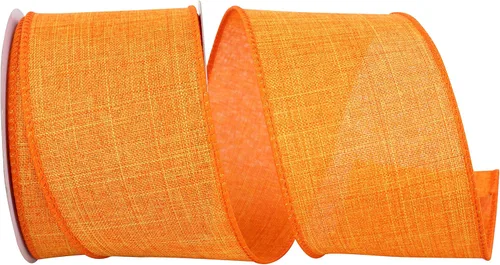 Miniatura 60 de Cinta Reliant Ribbon 92573W-031-09K para borde con alambre Everyday Linen Value, 1-1/2 pulgadas x 50 yardas, color negro