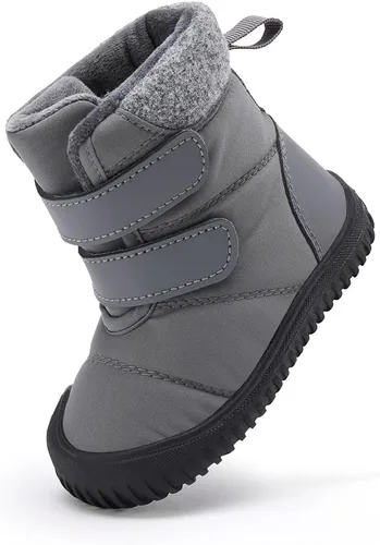 Miniatura 50 de BMCiTYBM Botas de nieve de invierno para bebés y niños pequeños, de piel sintética, cálidas, antideslizantes, zapatos para primeros pasos