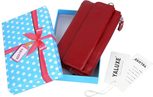 Miniatura 7 de YALUXECrossbody bolsa de cuero para Smartphone con RFID y bloqueo de ranuras para tarjetas para mujer