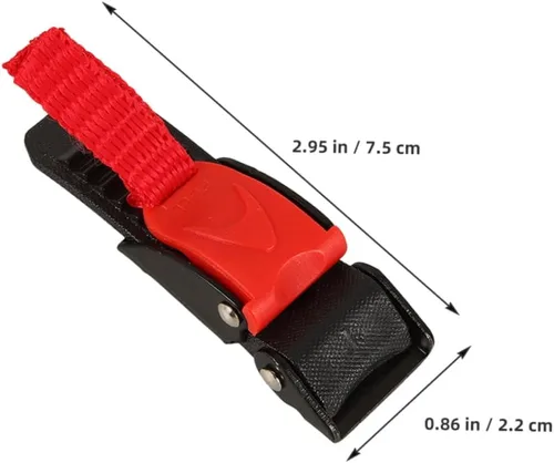 Miniatura 2 de 4 clips de hebilla de motocicleta de liberación rápida sujetadores de seguridad para compatibilidad rojo tipo A clips de inserción para accesorios