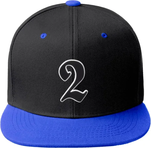 Miniatura 607 de Daxton Gorra clásica con visera de billete plano con letras del alfabeto inglés antiguo de la A a la Z