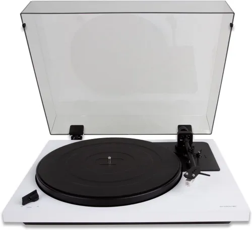 Miniatura 8 de Andover Audio SpinDeck 2 - Tocadiscos para reproducción de discos de vinilo, semiautomático, apto para principiantes con pies de aislamiento