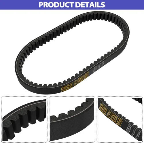 Miniatura 6 de 669-18-30 Correa de transmisión CVT de alta calidad para motor GY6 de 4 tiempos 49cc 50cc 139QMB, compatible con Axis m200 Roketa Taotao Vespa