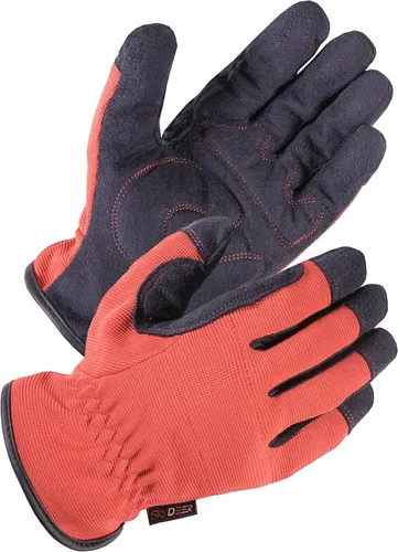 Miniatura 2 de SKYDEER Paquete de 3 pares de guantes de trabajo de cuero duraderos para jardinería y trabajo general (SD8810/L)