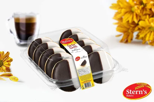 Miniatura 9 de Galletas blancas y negras [10 unidades] Galletas blancas y negras estilo NY Pasteles de aperitivos Frescas y deliciosas Sin nueces y Kosher