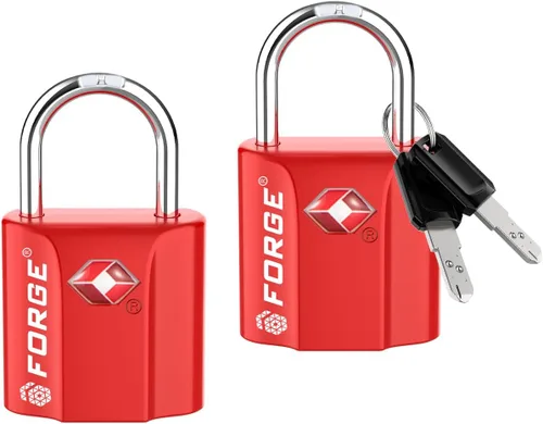 Miniatura 9 de Cerraduras de equipaje aprobadas por la TSA, cerraduras de viaje con llave de hoyuelo ultra seguras con cuerpo de aleación de zinc