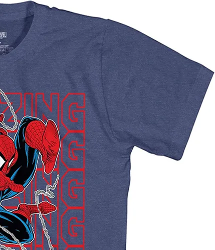 Miniatura 6 de Marvel Boys Comics Avengers Shirt Spiderman, Ironman, Capitán América y Hulk Tee Throwback Classic T-Shirt