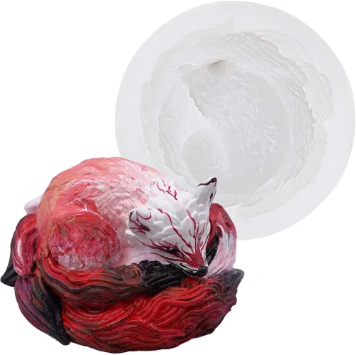 Miniatura 14 de Moldes de resina de ajolote para manualidades de arcilla de yeso epoxi