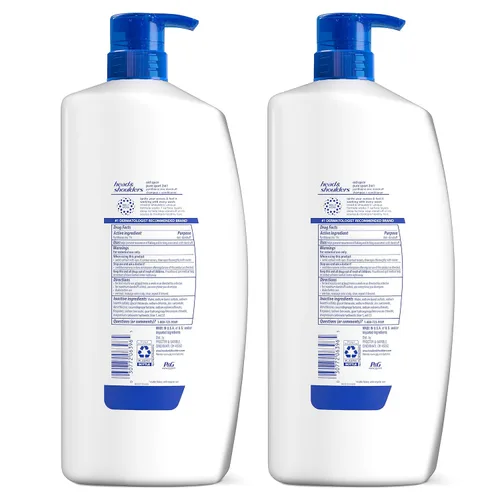 Miniatura 9 de Head & Shoulders Champú y acondicionador anticaspa, Old Spice Pure Sport para hombres 2 en 1, paquete doble, 1% de piritiona de zinc, champú