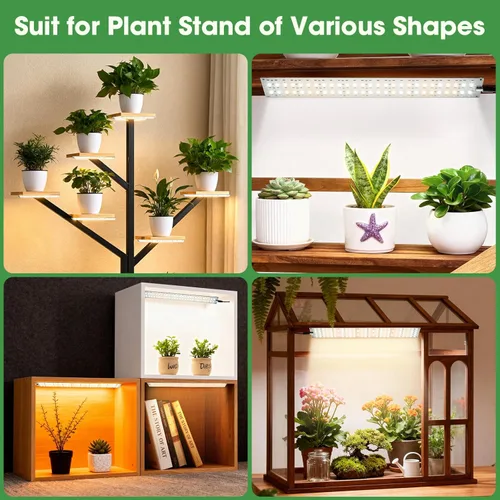 Miniatura 6 de Grow Lights for Indoor Plants, Ultra-Thin Panel, 540LEDs Full Spectrum, 8/12/16H Timer, 10 Dimmable Levels