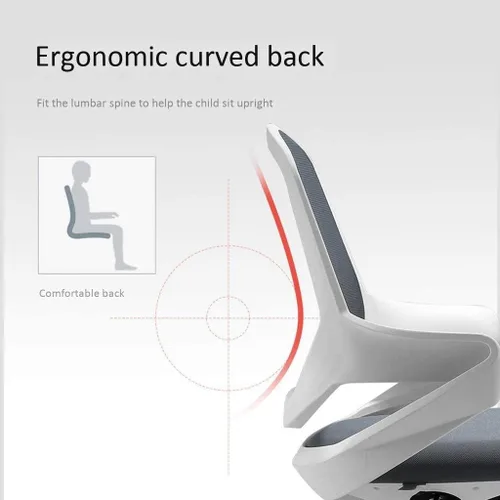 Miniatura 4 de Office Chair with Breathable Mesh Seat Computer Chair with Adjustable Seat Height and Task Chair with Firm Arm Rests
