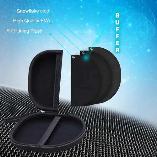 Miniatura 6 de XANAD Funda compatible con auriculares Sony WH-CH720N WH-CH520 con cancelación de ruido, color negro