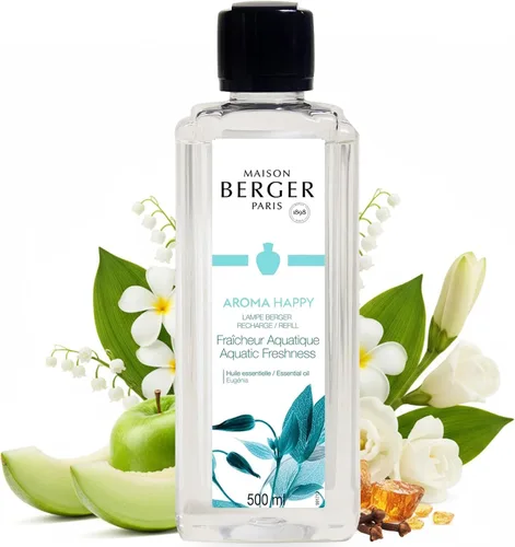 MAISON BERGER Repuesto de fragancia Lampe Berger para difusor de aceite de fragancia del hogar - 16.9 onzas líquidas / 500 mililitros Frescura