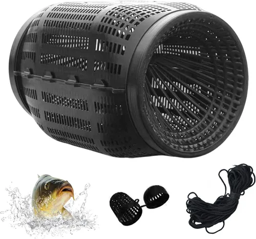 Miniatura 9 de Trampa de pesca - Jaula portátil para cangrejos y trampa de cangrejos de río, trampas ligeras para cebo Equipo de pesca al aire libre para atrapar