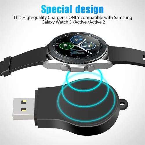 Miniatura 4 de Portátil Galaxy Watch 8 7 6 5 Cargador USB Cargador inalámbrico Llavero para Samsung Galaxy Watch 8 7 Ultra 6 Classic 5 Pro 4 Classic 3 y Active 2