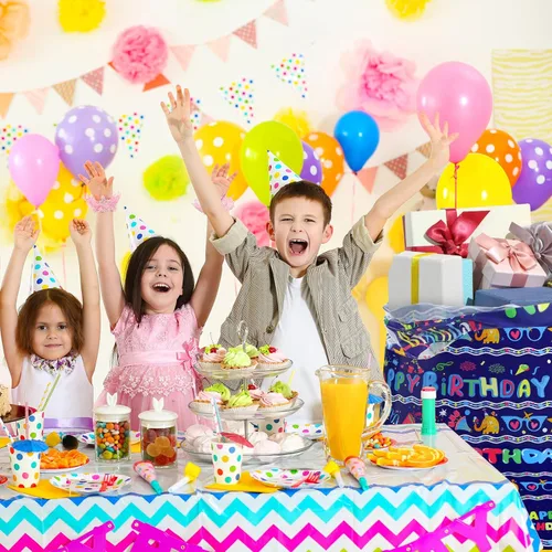 Miniatura 3 de Zonon 3 bolsas de regalo de cumpleaños extragrandes de 56 pulgadas, bolsas de regalo de gran tamaño para festividades, bolsas de regalo para regalos