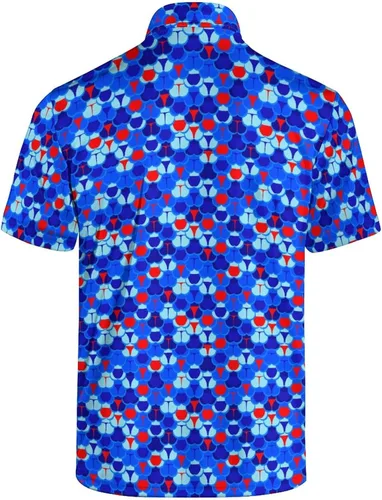 Miniatura 2 de Camisas polo divertidas para hombre de los años 80, camisas de golf de secado rápido que absorben la humedad, divertidas camisas polo de golf