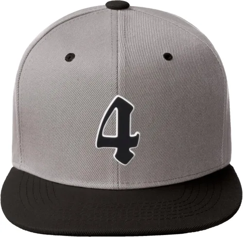 Miniatura 1585 de Daxton Gorra clásica con visera de billete plano con letras del alfabeto inglés antiguo de la A a la Z
