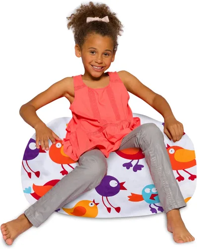 Miniatura 28 de Posh Beanbags - Sillón puff Azul Rey Sólido