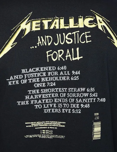 Miniatura 5 de Metallica - and Justice for All (Tracks) T Shirt