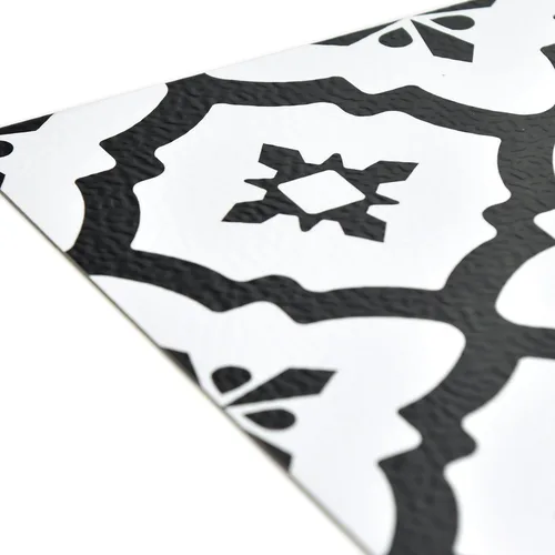 Miniatura 8 de FloorPops FP2480 Comet - Azulejos adhesivos para el suelo, color negro