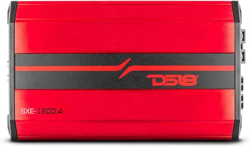 Miniatura 5 de DS18 SXE-1200.4/RD Amplificador de coche estéreo de rango completo clase A/B 4 canales 60x4 RMS @4 OHM 1200 vatios - Amplificador potente y compacto