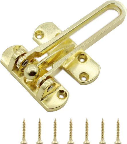Miniatura 3 de 2 cerraduras de puerta de barra oscilante, cerradura superior para puerta delantera, cerrojo de puerta de acero inoxidable