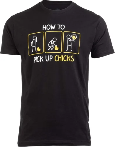Miniatura 2 de Cómo recoger pollitos Divertida camiseta de broma de sarcasmo sarcástico para hombre y mujer