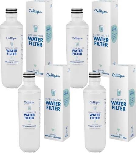 Miniatura 9 de Culligan Filtro de agua de repuesto para refrigerador CUL500 para filtro de agua LG (LT500P) reemplazar cada 6 meses, paquete de 1