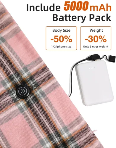 Miniatura 2 de Heated Scarf for Women Include Rechargeable Battery, Winter Electric Neck Scarf for Cold Weather