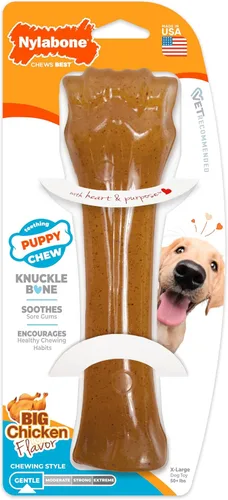Miniatura 17 de Nylabone - Juguete masticable en forma de anillo para cachorros, juguetes para la dentición de cachorros, juguetes de enriquecimiento para Anillo