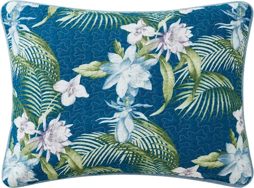 Miniatura 9 de Tommy Bahama - Juego de colcha tamaño Queen, ropa de cama reversible de algodón con fundas a juego, juego de ropa de cama transpirable para todas
