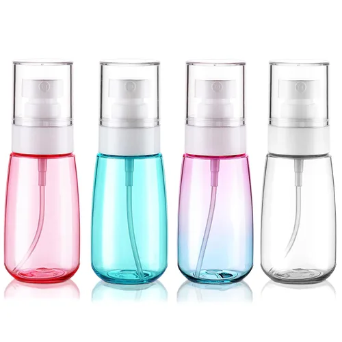 Cosywell Botellas Pulverizadoras de Niebla Fina Aprobadas por la TSA de 2oz 60ml Paquete de 4 Botellas de Aerosol de Niebla Fina a Prueba de Fugas 4