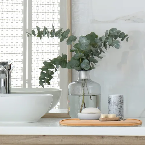 Miniatura 6 de Chengu 3 bandejas de bambú para baño, bandeja pequeña de madera para servir para baño, mostrador de alimentos, aperitivos, té, postre, cocina
